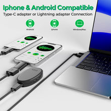 Load image into Gallery viewer, 128GB(1680 Hour) Digital Voice Recorder, Magnetic Audio Activated Recorder with Playback, AI-Triple Noise Reduction and Compatible with Smart Cell Phone/PC for Meetings, Interviews, Lectures