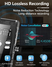 Load image into Gallery viewer, Professional Digital Voice Recorder – Capture Every Detail Clearly