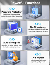 Load image into Gallery viewer, Professional Digital Voice Recorder – Capture Every Detail Clearly