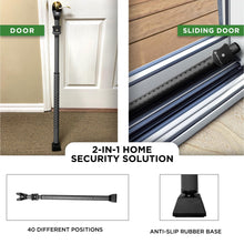Load image into Gallery viewer, Door Security Bar with Loud Alarm – Portable Protection Anywhere