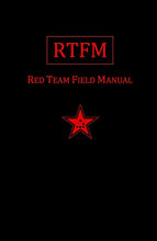 Load image into Gallery viewer, Rtfm: Red Team Field Manual - Tenyps - Spy Gear, Kids Spy Toys, Anti Spy Tools