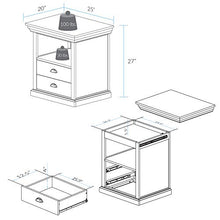 Load image into Gallery viewer, Secret Compartment Nightstand Concealment Furniture - Tenyps - Spy Gear, Kids Spy Toys, Anti Spy Tools