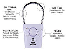 Load image into Gallery viewer, Door Handle Alarm – 110dB Door Alarm for Home Security - Tenyps - Spy Gear, Kids Spy Toys, Anti Spy Tools