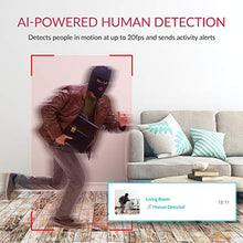 Load image into Gallery viewer, Indoor IP Security Surveillance System with Night Vision, AI Human Detection, Activity Zone, Phone/PC App, Cloud Service - Works with Alexa - Tenyps - Spy Gear, Kids Spy Toys, Anti Spy Tools