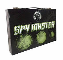 Load image into Gallery viewer, Spy Master Briefcase Black Spy kit - Secret agent mission handbook with top spy gear and gadget surveillance - Tenyps - Spy Gear, Kids Spy Toys, Anti Spy Tools