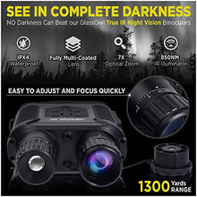 Load image into Gallery viewer, Digital Night Vision Binoculars for Complete Darkness - Tenyps - Spy Gear, Kids Spy Toys, Anti Spy Tools