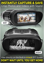 Load image into Gallery viewer, Digital Night Vision Binoculars for Complete Darkness - Tenyps - Spy Gear, Kids Spy Toys, Anti Spy Tools