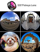 Load image into Gallery viewer, Phone Camera Lens Phone Lens Kit 9 in 1, 20X Telephoto Lens, 205° Fisheye Lens, 0.5X Wide Angle Lens & 25X Macro Lens - Tenyps - Spy Gear, Kids Spy Toys, Anti Spy Tools