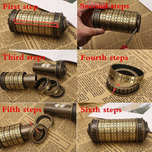 Load image into Gallery viewer, Da Vinci Code Mini Cryptex - Tenyps - Spy Gear, Kids Spy Toys, Anti Spy Tools