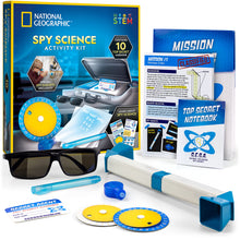 Load image into Gallery viewer, NATIONAL GEOGRAPHIC Spy Science Kit - Tenyps - Spy Gear, Kids Spy Toys, Anti Spy Tools