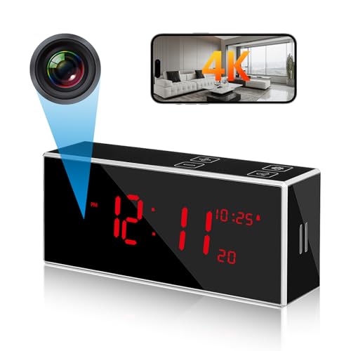 Hidden Camera Clock - Tenyps - Spy Gear, Kids Spy Toys, Anti Spy Tools