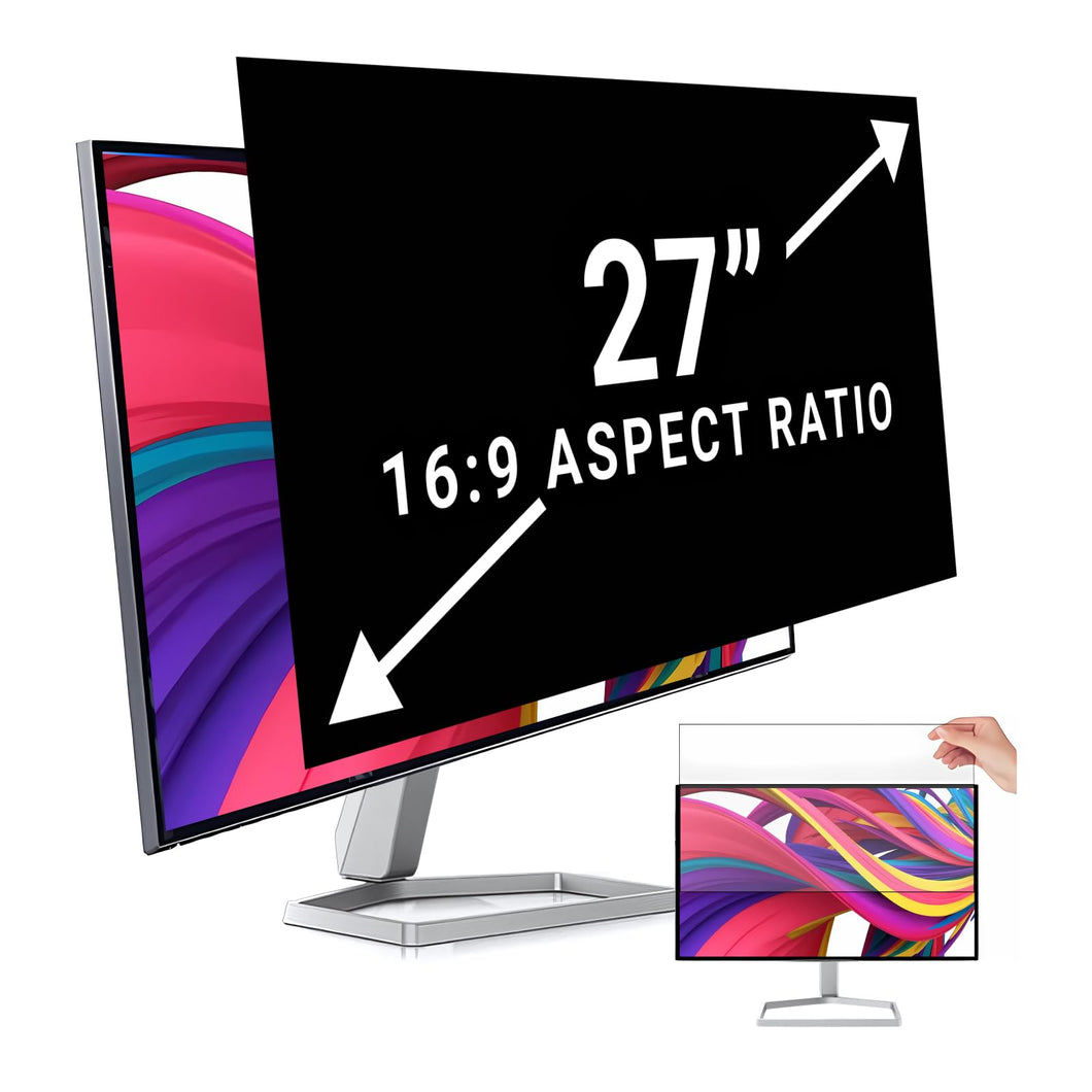 Privacy Screen Filter for 27” Monitor – Protect Sensitive Information