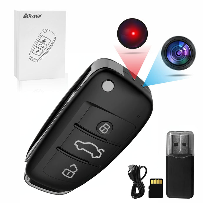 Car Key Chain Secret Security Camera - Tenyps - Spy Gear, Kids Spy Toys, Anti Spy Tools