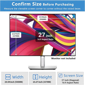 Privacy Screen Filter for 27” Monitor – Protect Sensitive Information