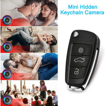 Load image into Gallery viewer, Car Key Chain Secret Security Camera
