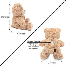 Load image into Gallery viewer, Teddy Bear with Pouch, Easily Insert a Recordable Sound Module
