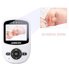 Load image into Gallery viewer, Video Baby Monitor with Digital Camera bwith Temperature Monitor, 960ft Transmission Range, 2-Way Talk, Night Vision
