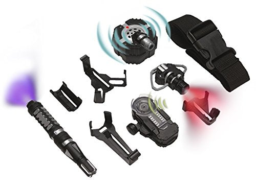 SpyX Micro Gear Set - 4 Must-Have Spy Tools Attached to an Adjustable Belt.