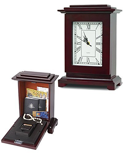 Mantle Clock Safe Concealment Hidden Storage Compartment - Tenyps - Spy Gear, Kids Spy Toys, Anti Spy Tools