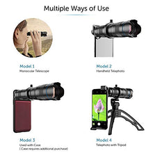 Load image into Gallery viewer, High Power 36x HD Telephoto Lens with Tripod for smart phones
