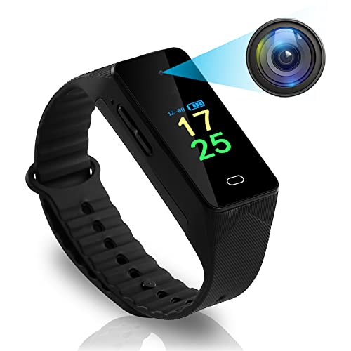 Buy Wearble Smart Spy Camera Watch, eoqo Smart Bracelet Video Recording  Camera 1080P HD with Time Stamp and Adjustable Wristband Online at Low  Prices in India - Amazon.in
