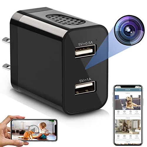 Hidden WiFi Charger Spy Camera