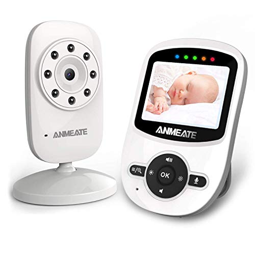 Video Baby Monitor with Digital Camera bwith Temperature Monitor, 960ft Transmission Range, 2-Way Talk, Night Vision - Tenyps - Spy Gear, Kids Spy Toys, Anti Spy Tools