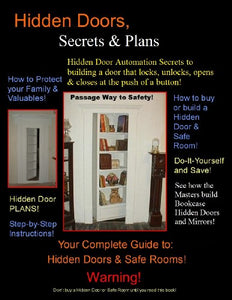Bookcase Hidden Doors "Secrets & Plans"