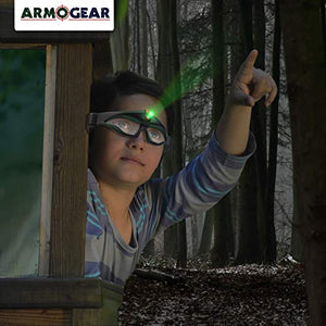 ArmoGear Kids Night Vision Goggles with Built-in LED Headlight