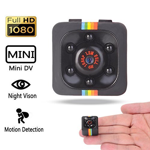 Mini Hidden Body Camera Video Recorder with Night Vision Motion Detection, Indoor and Outdoor - Tenyps - Spy Gear, Kids Spy Toys, Anti Spy Tools