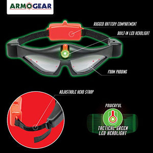 ArmoGear Kids Night Vision Goggles with Built-in LED Headlight
