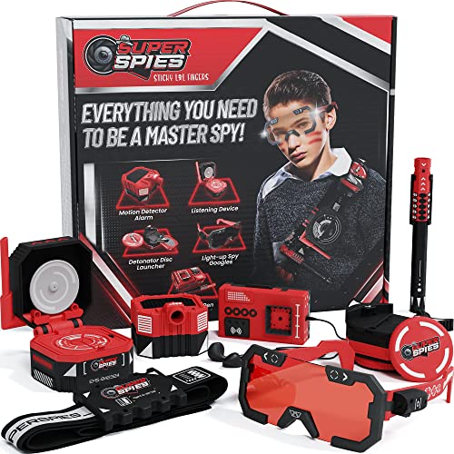 Super Spies Secret Agent Spymaster Kit - Tenyps - Spy Gear, Kids Spy Toys, Anti Spy Tools