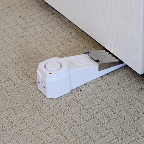 Wedge Door Stop Security Alarm with 120 dB Siren - Tenyps - Spy Gear, Kids Spy Toys, Anti Spy Tools