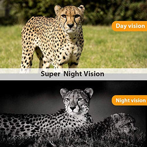 0.3s Trigger Speed with Night Vision Motion Activated Waterproof Wildlife Hunting Cam 120° Detection