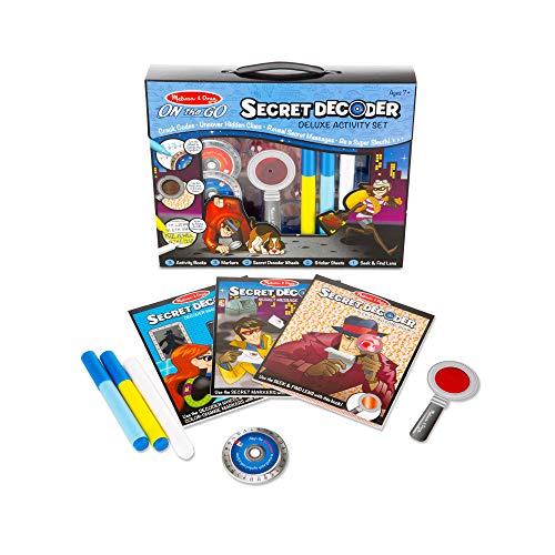 On the Go Secret Decoder Deluxe Activity Set - Tenyps - Spy Gear, Kids Spy Toys, Anti Spy Tools