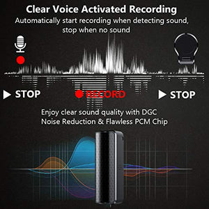 Mini Voice Activated Recorder with Strong Magnetic